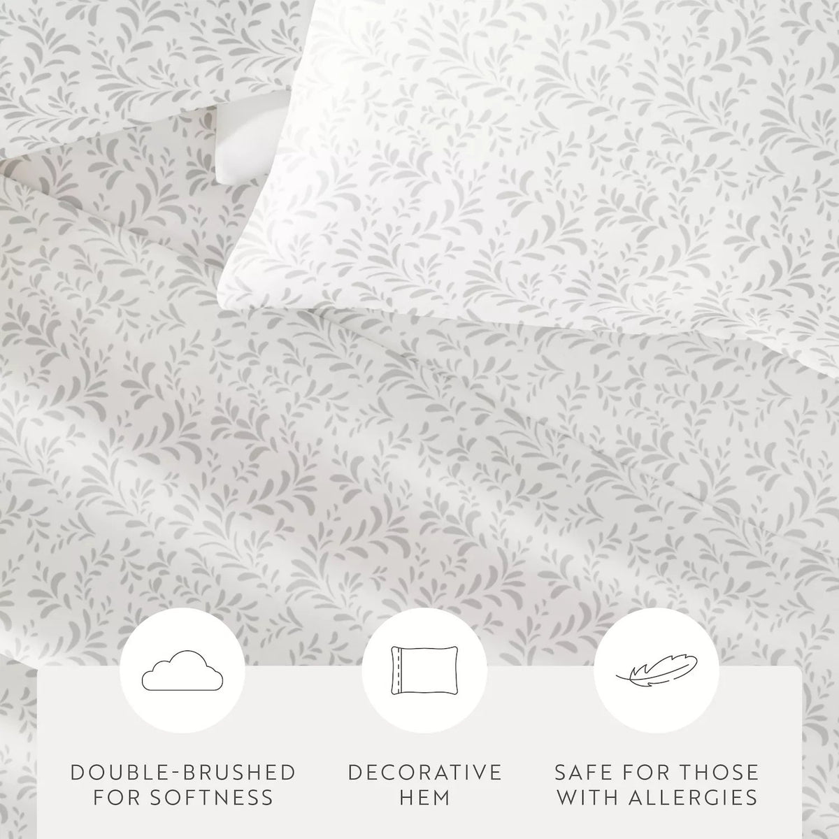 Home Collection Floral Printed Sheet Set -  Qeen