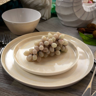 Elama Crafted Clay 12-pc. Melamine Dinnerware Set