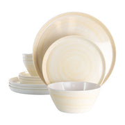 Elama Crafted Clay 12-pc. Melamine Dinnerware Set
