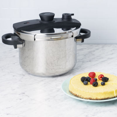 Zavor Ez Lock 8-Qt. 3-pc. Stainless Steel Pressure Cooker