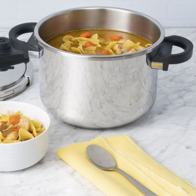 Zavor Ez Lock 8-Qt. 3-pc. Stainless Steel Pressure Cooker