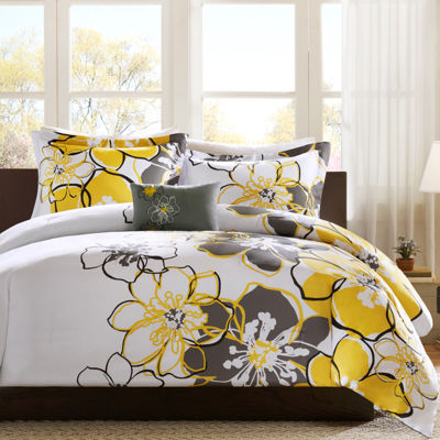 Mi Zone Mackenzie Antimicrobial Floral Comforter Set with decorative pillow
