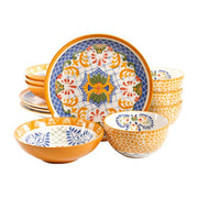 Gibson 12-pc. Stoneware Dinnerware Set
