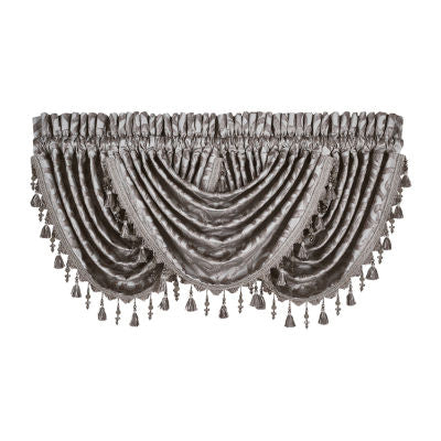 Queen Street Sarah Rod Pocket Waterfall Valances