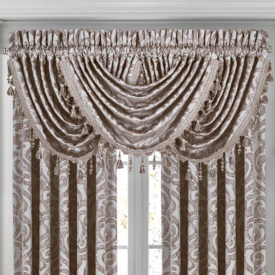 Queen Street Sarah Rod Pocket Waterfall Valances