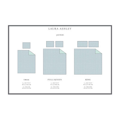 Laura Ashley Jayne Reversible Duvet Cover Set Twin