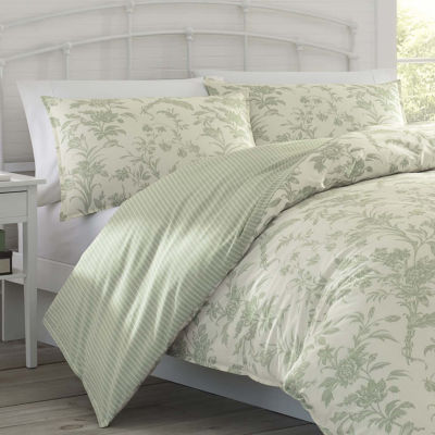 Laura Ashley Natalie Floral Reversible Duvet Cover Set king