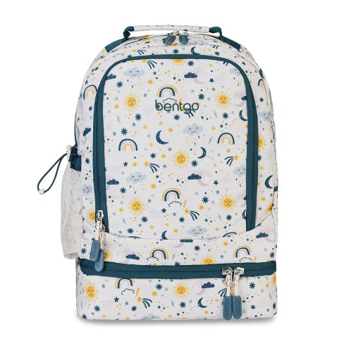 Bentgo  Kids 2-in-1 Backpack & Insulated Lunch Bag - Durable 16  Backpack & Lunch Container in Unique Prints for School & Travel - Water Resistant, Padded & Large Compartments (Bug Buddies)