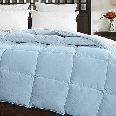 Cheer Collection Down Alternative Hypoallergenic Comforter - Light Blue (King)