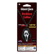 Fun World Adult Scream Ghost Face Light-Up Necklace - Size One Size Fits Most - Black