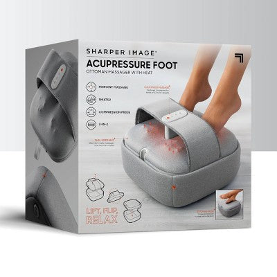 Sharper Image Foot Ottoman Multipoint Electric Massager Acupressure Mat