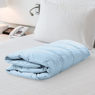 Cheer Collection Down Alternative Hypoallergenic Comforter - Light Blue (King)