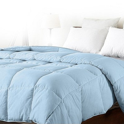 Cheer Collection Down Alternative Hypoallergenic Comforter - Light Blue (King)