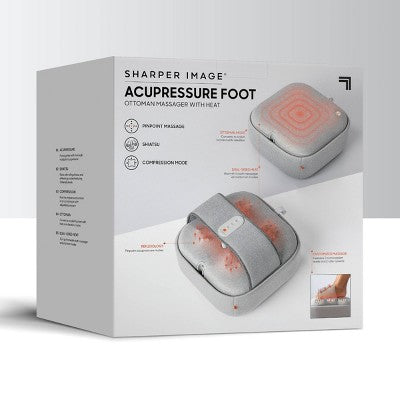 Sharper Image Foot Ottoman Multipoint Electric Massager Acupressure Mat