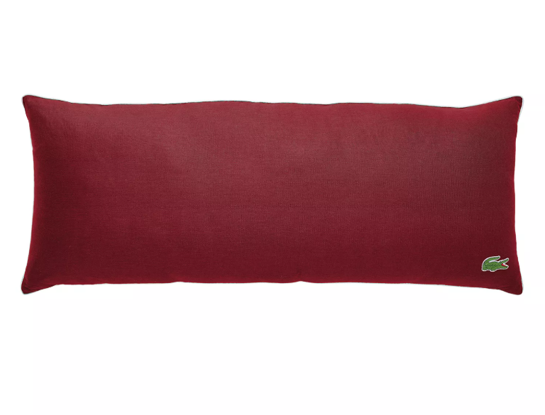 Lacoste Home Serve Body Pillow, 20" x 52" - Red
