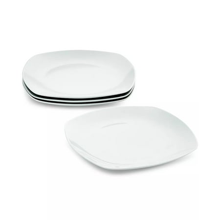 The Cellar Basics Soft Square Salad Plates, Set of 4