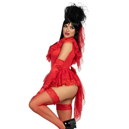Leg Avenue Women's Beetle Babe Halloween Costume, Red, Small