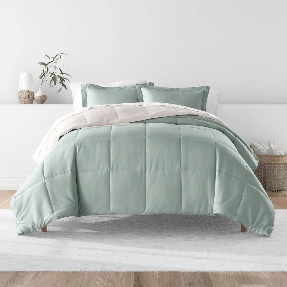 Eucalyptus and Natural Microfiber Down Alternative Twin/Twin XL Reversible Comforter Set