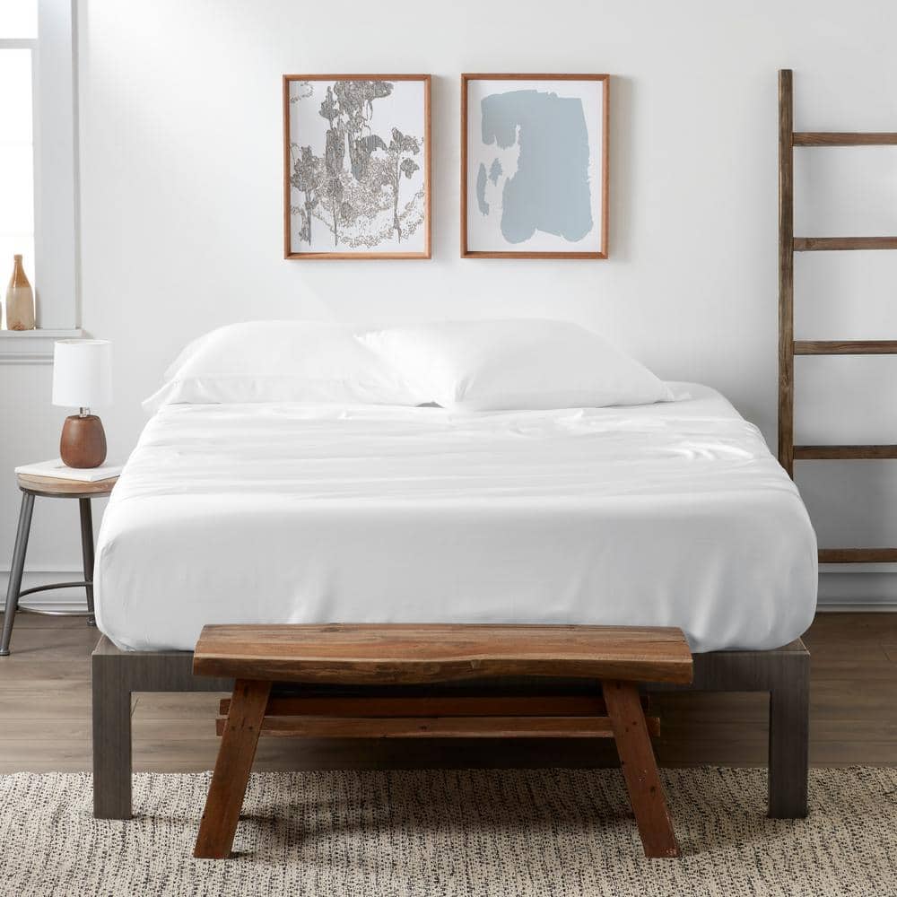 White King 4 Piece Bed Sheet Set