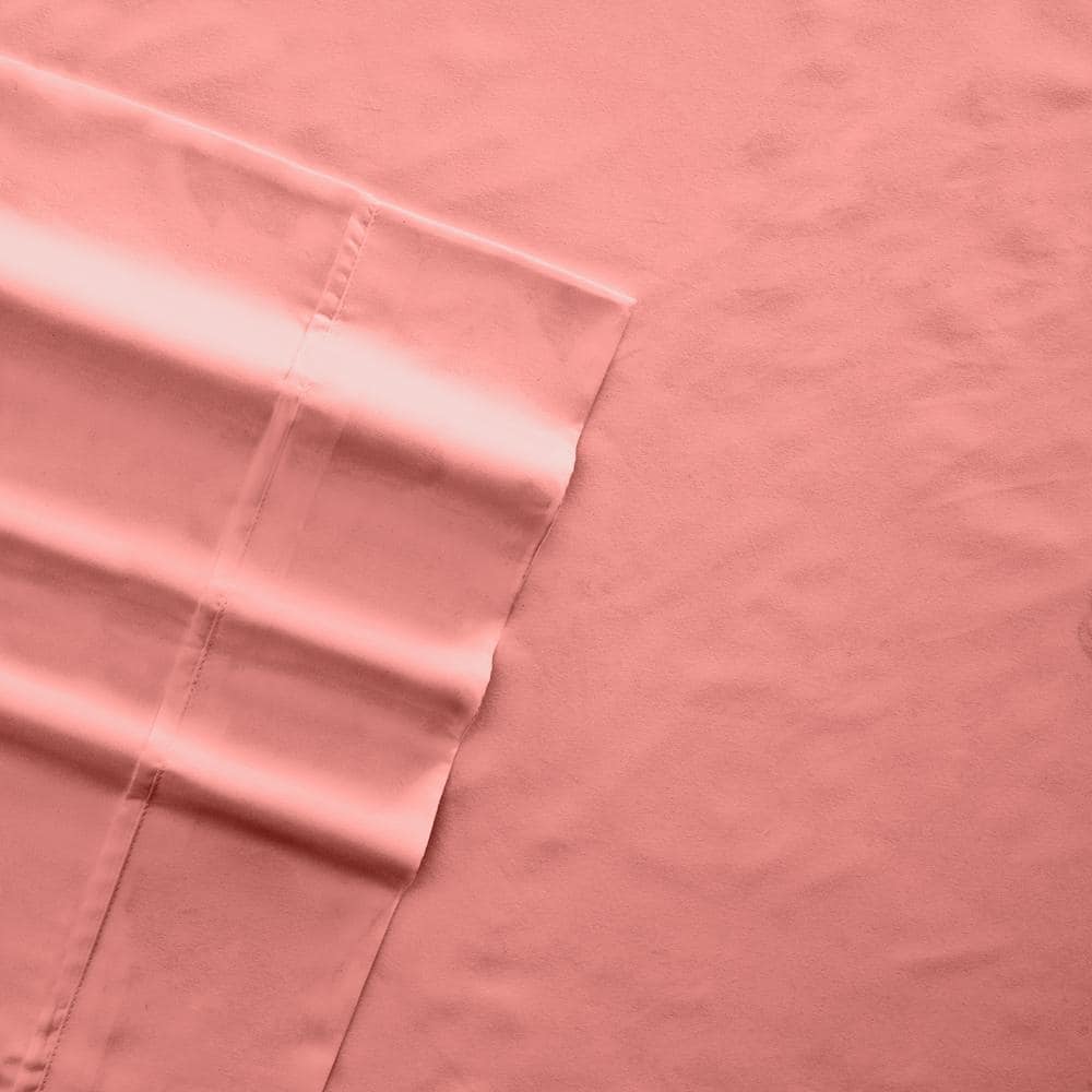 6-Piece Solid Clay California King Bed Sheet Set