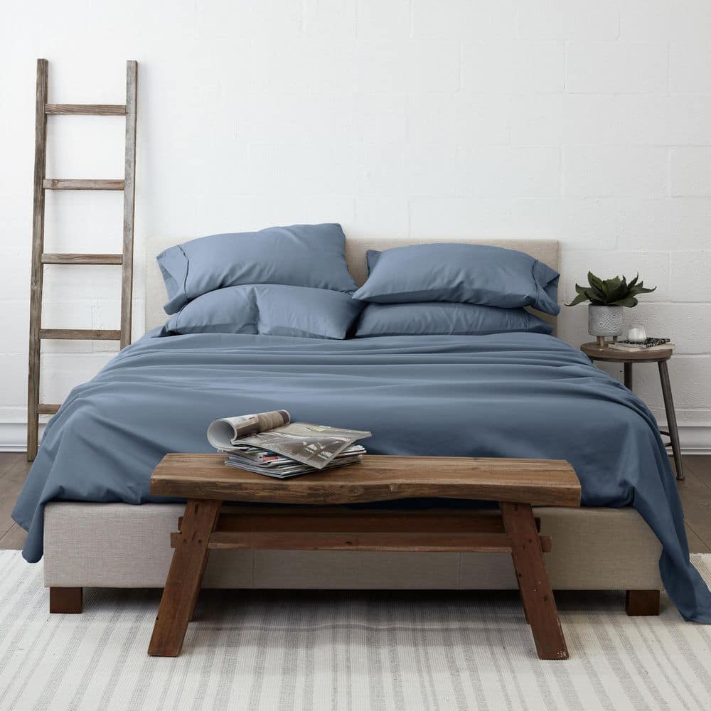 ienjoy Home 6-Piece Solid Stone King Bed Sheet Set
