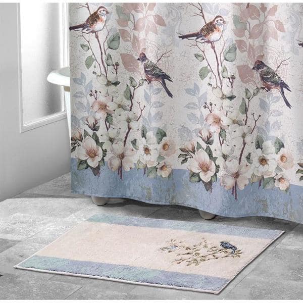 Love Nest 20 in. x 30 in. Bath Rug in Multicolor