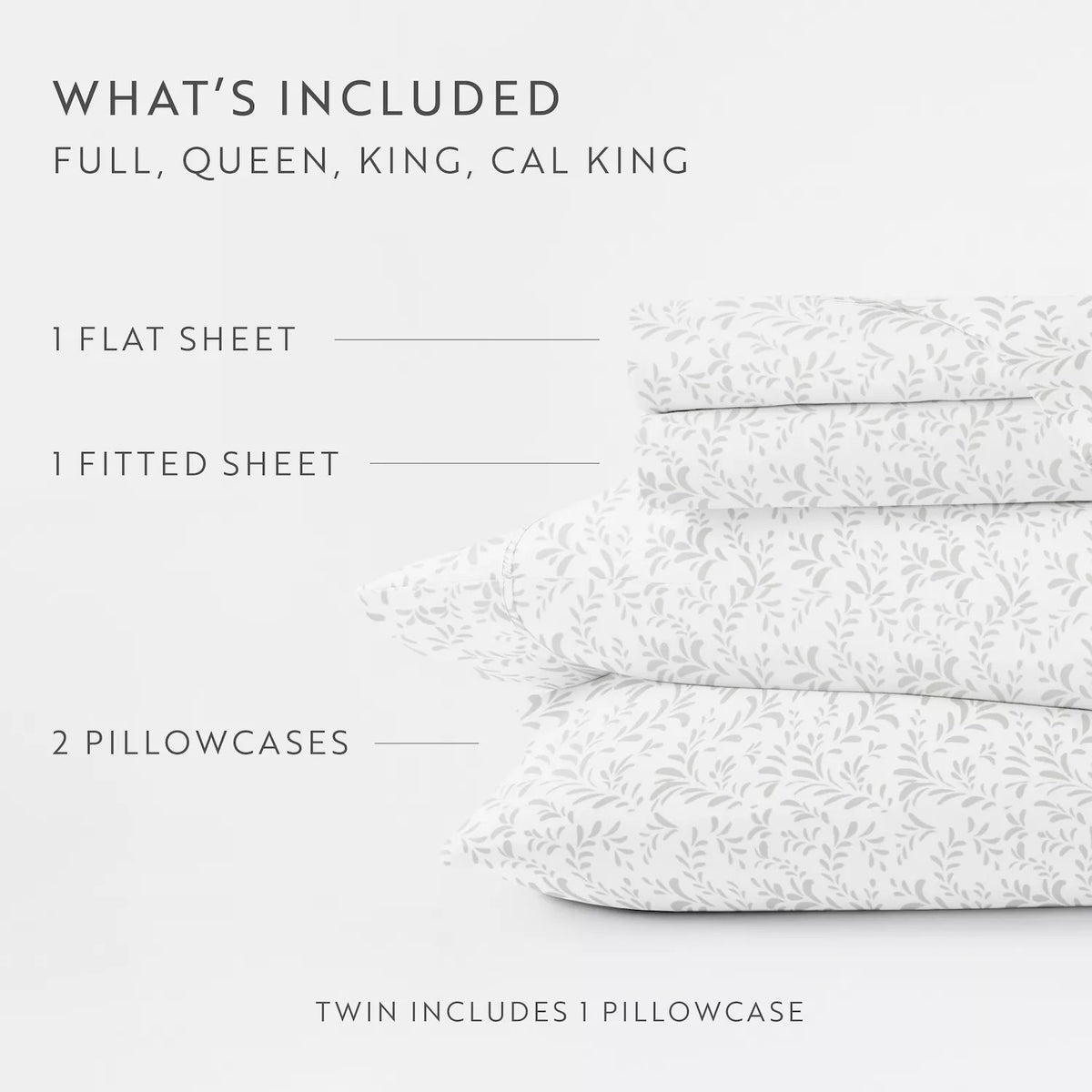 Home Collection Floral Printed Sheet Set -  Qeen