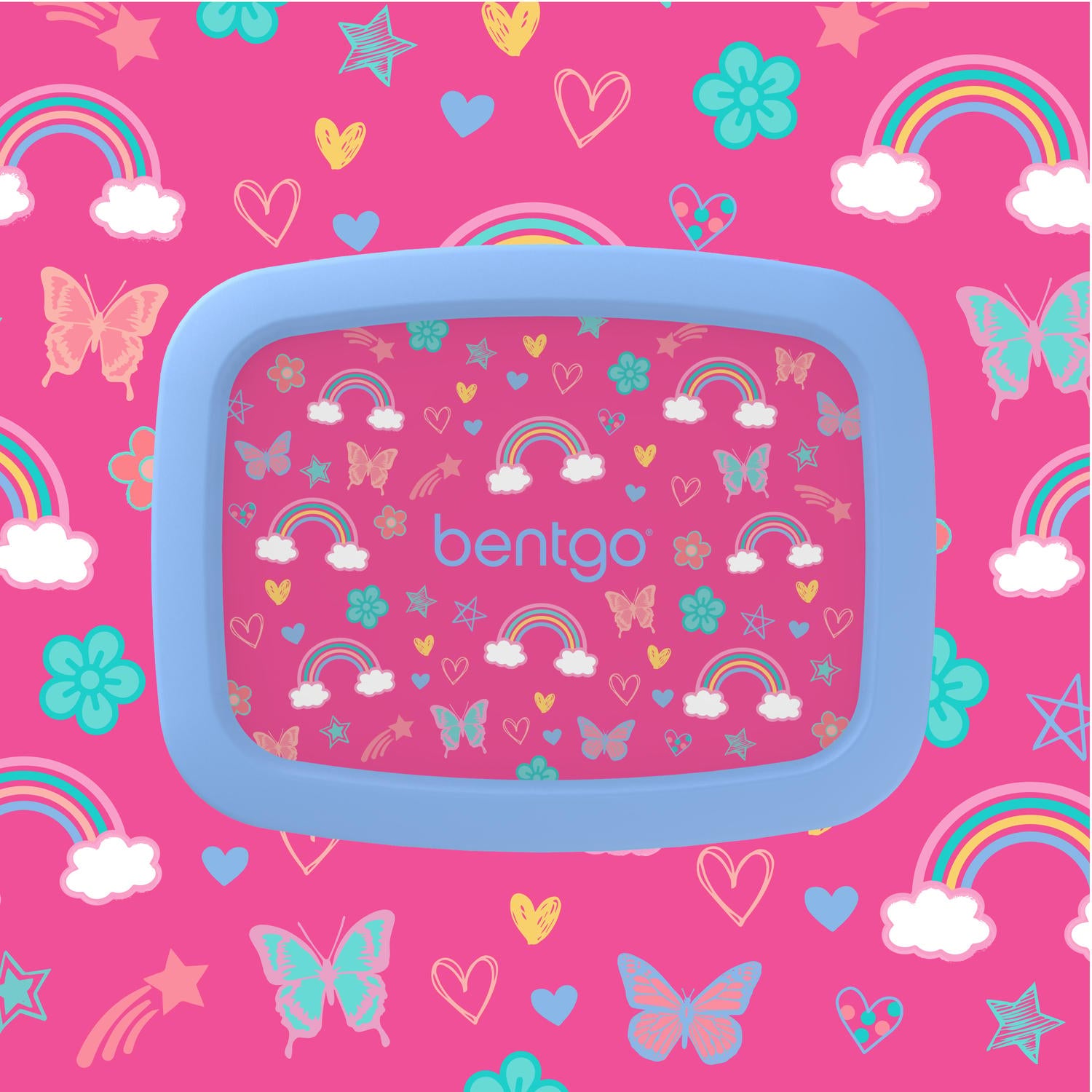 Bentgo Kids Prints Multicolored Clip It Lunch Cube 1 pk