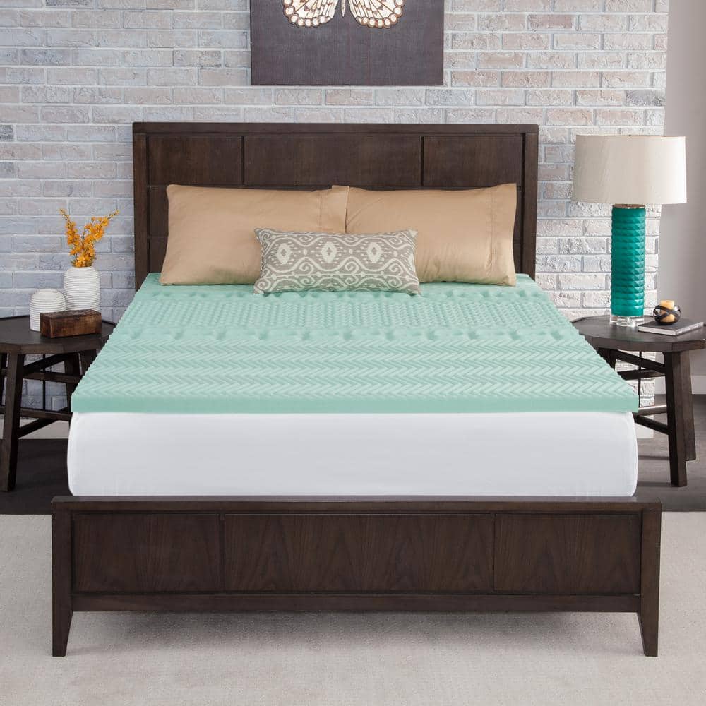 EcoZone 2 in. Queen Memory Foam Mattress Topper