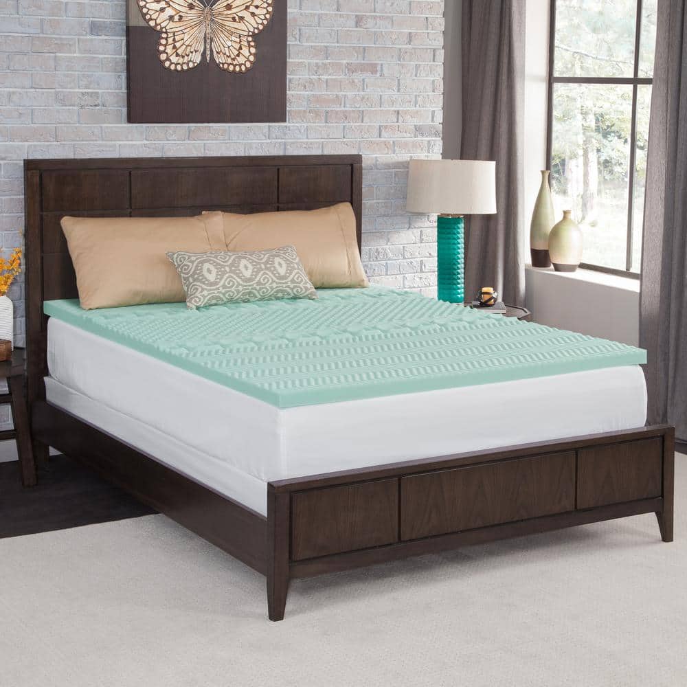 EcoZone 2 in. Queen Memory Foam Mattress Topper