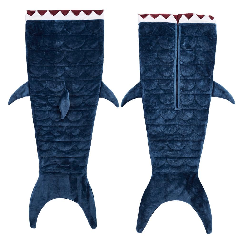 Navy Shark 5 lbs.Weighted Blanket for Kids