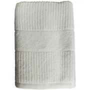 Home Design Soft Solutions Cotton 27″ x 54″ Bath Towel, White, 27x54