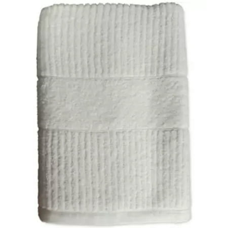 Home Design Soft Solutions Cotton 27″ x 54″ Bath Towel, White, 27x54