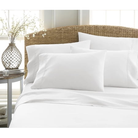 Home Collection Luxury Ultra Soft Bed Sheet Set, White, Queen