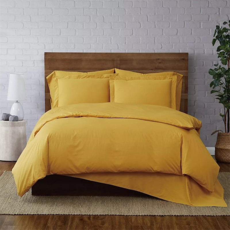 Brooklyn Loom Classic Cotton Duvet Cover Set