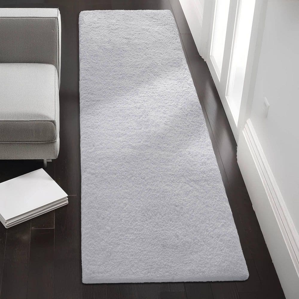 Marshmallow Grey 24 in. x 40 in. Bath Mat