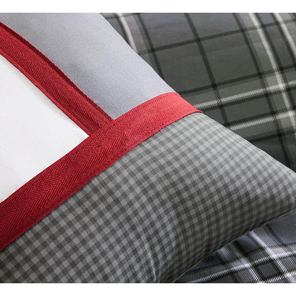 Campbell 5-Piece Grey Full/Queen Comforter Set