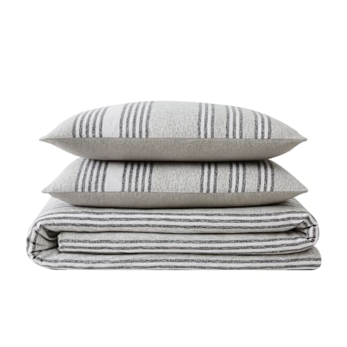 Truly Soft Kiel Stripe Bedding Collection Flannel Duvet Set - Twin/Twin XL