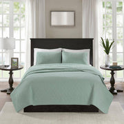 Mansfield 3-Piece Seafoam Full/Queen Coverlet Set