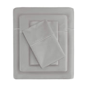 Madison Park 600 Thread Count 4-Piece Light Grey King Pima Cotton Sateen Sheet Set