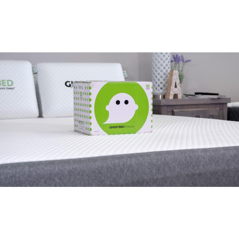 Waterproof, Breathable and Plastic-Free Twin XL Mattress Protector and Cove