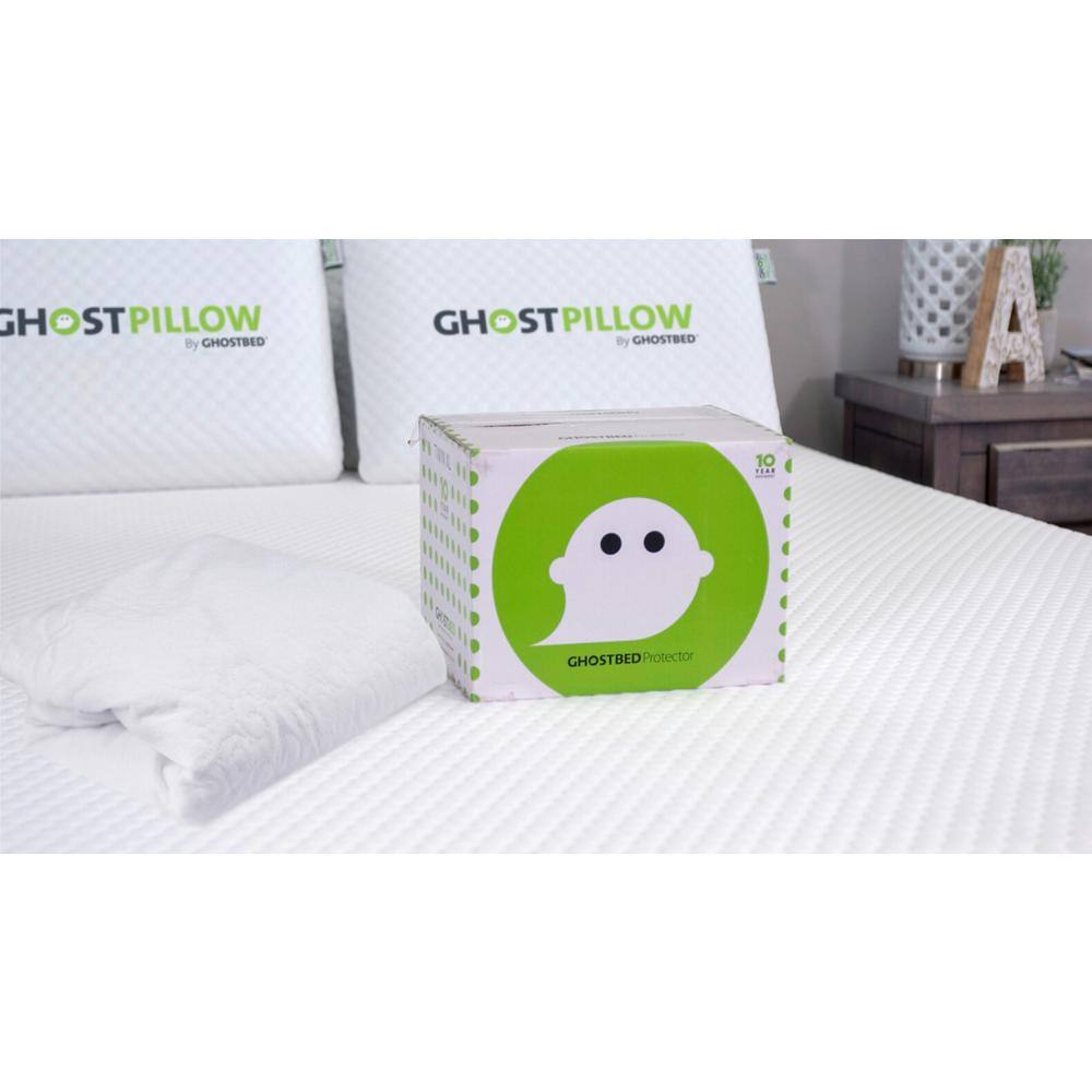 Blended Cotton Queen Size Waterproof, Breathable and Plastic-Free Mattress Protector