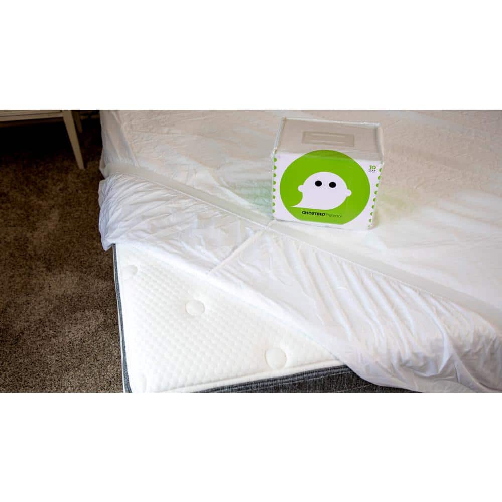 Blended Cotton Queen Size Waterproof, Breathable and Plastic-Free Mattress Protector