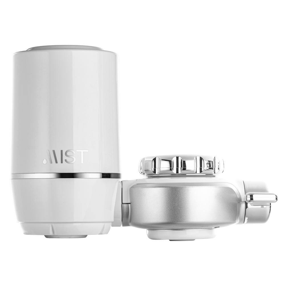 Faucet Water Filtration System with Activated Carbon Fiber, 320-Gal. Capacity, Connects to Most Faucets