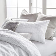 DKNY Bedding Refresh 1 Duvet Cover Cotton 110x96 inches, King, White