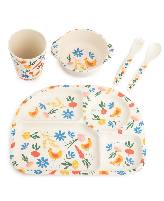 Girl Meets Farm 5-Pc. Kids Dinnerware Set