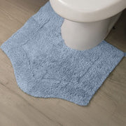 20"x20" Waterford Collection Blue Cotton Tufted Bath Rug - Home Weavers