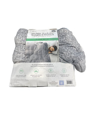 Dream Theory Grey 48-in x 72-in Weighted Blanket