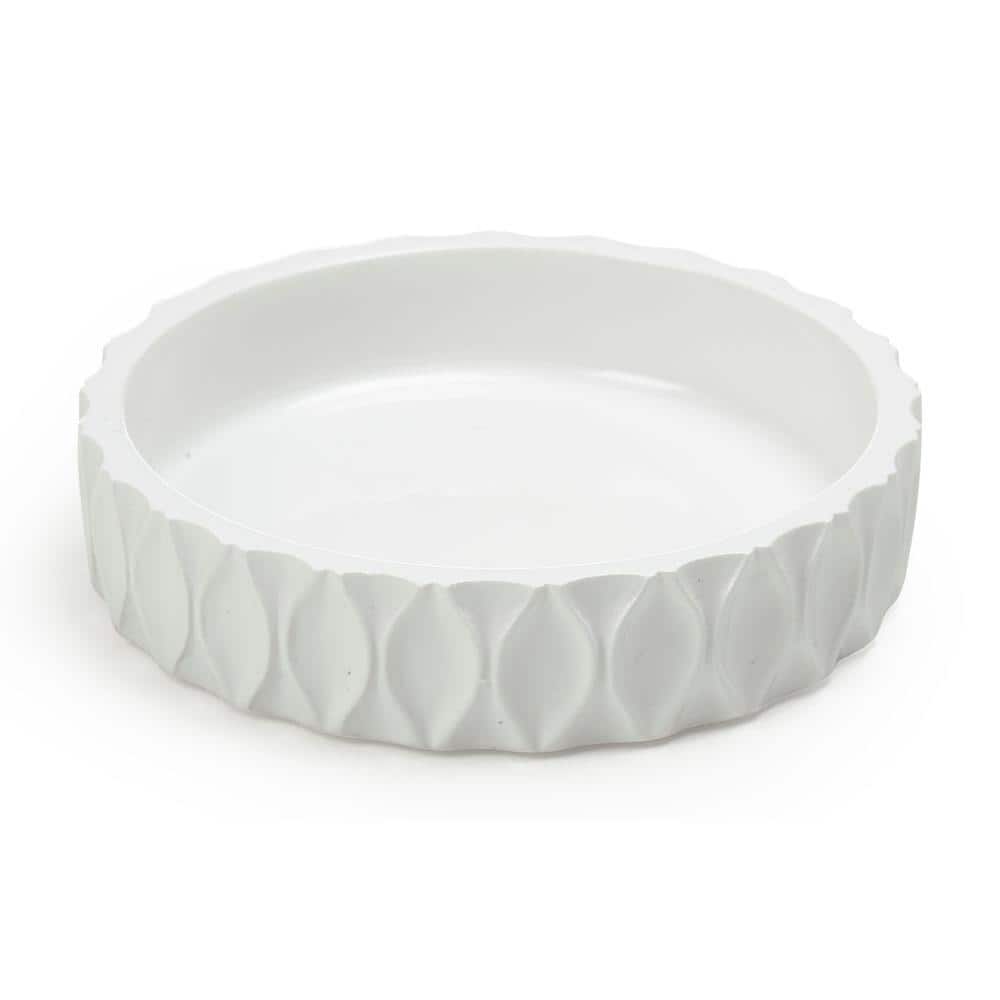4.5 in. Soap Dish in White