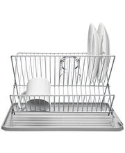 The Cellar Space-Saving Dish Rack - White